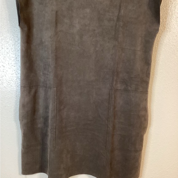 Aritzia Wilfred Free Nori Shift Suede Dress Size Large - Picture 3 of 10